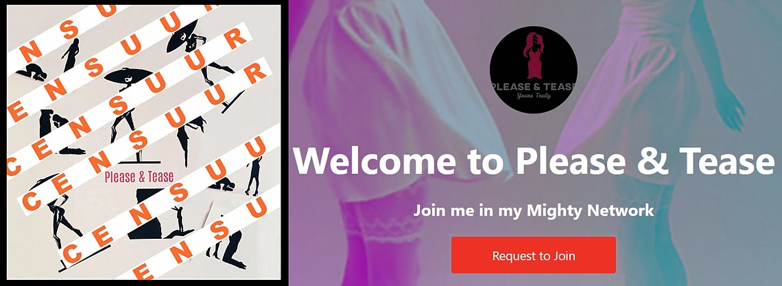 Nieuw 18plus logo voor Please & Tease community