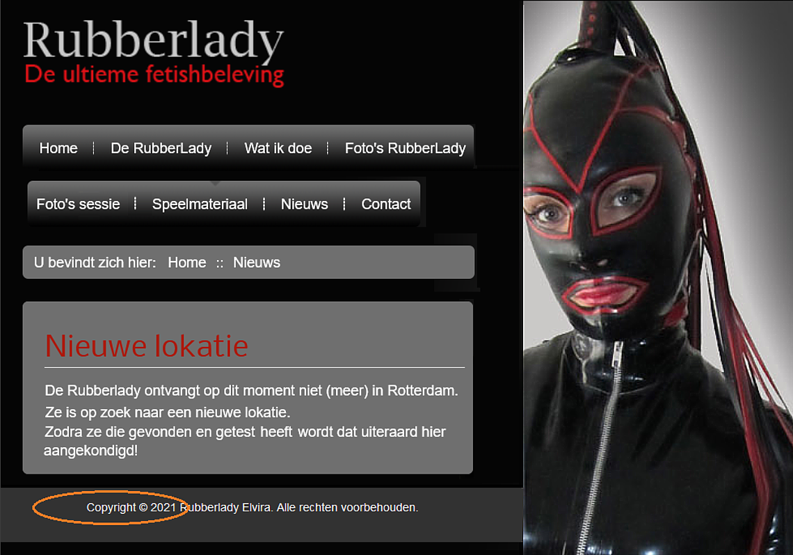 Rubberlady Elvira is verhuisende...