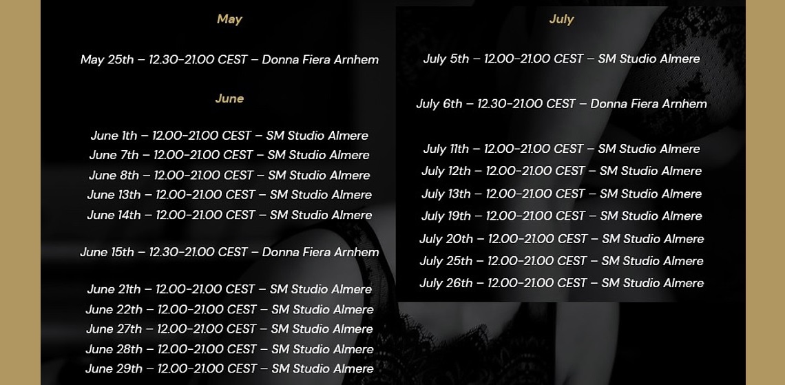 Mistress Eve's gevulde Meesteressenagenda