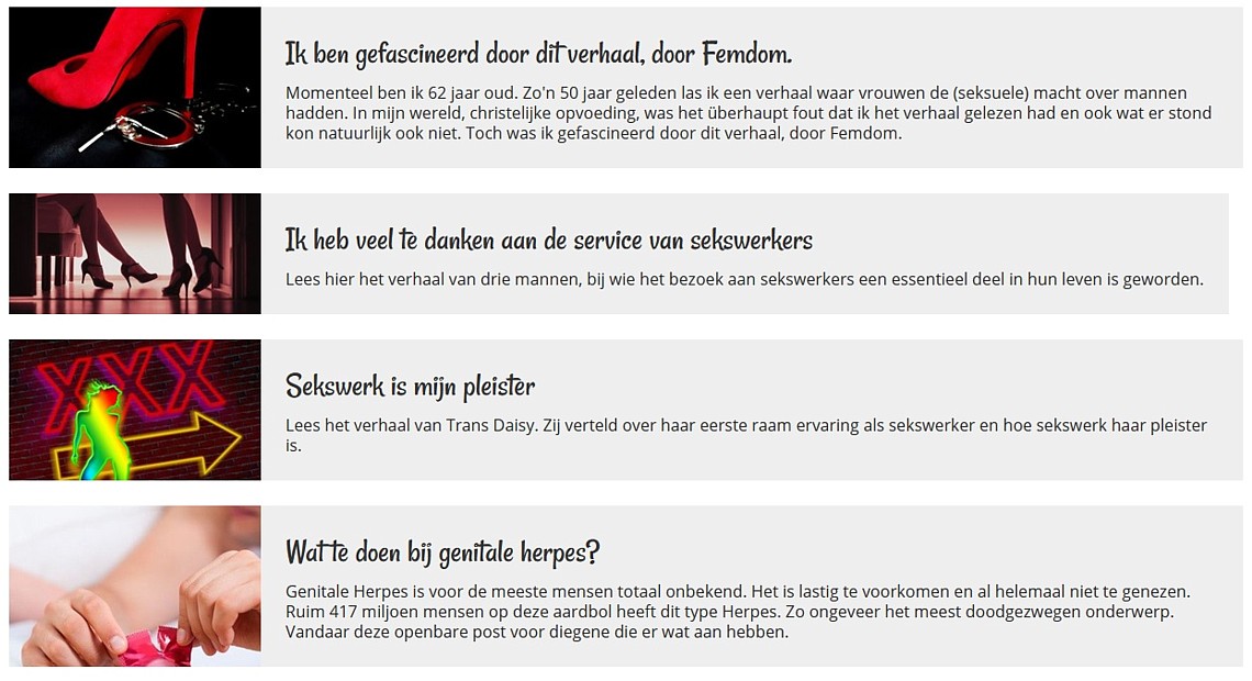 Nieuwe blogs op SexPower Online