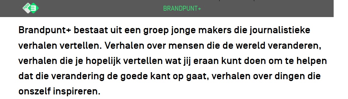 Meesteres Lynn Cane bij de Publieke Omroep, Brandpunt+ Lynn Cane bij de Publieke Omroep