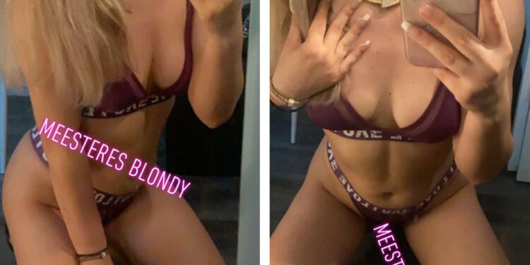 Nieuw | Meesteres Blondy komt achter de webcam vandaan!