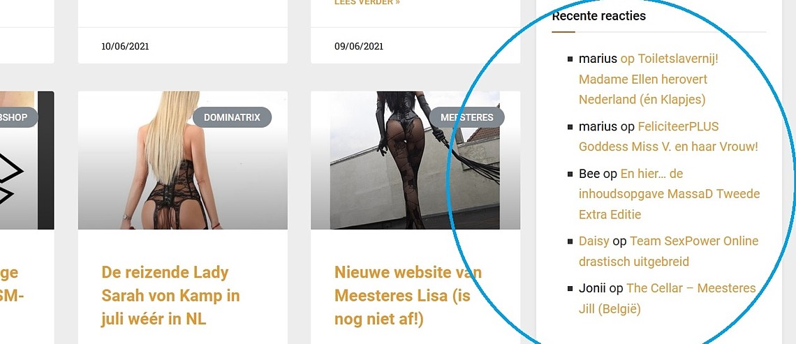 Femdomslaven, reageer en je verschijnt op de homepage!