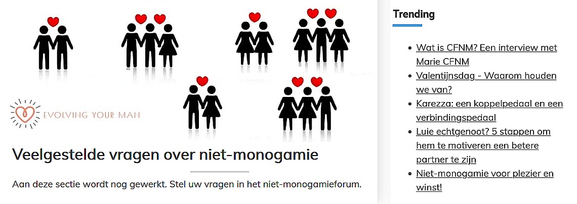 Vrouw geleide relatie