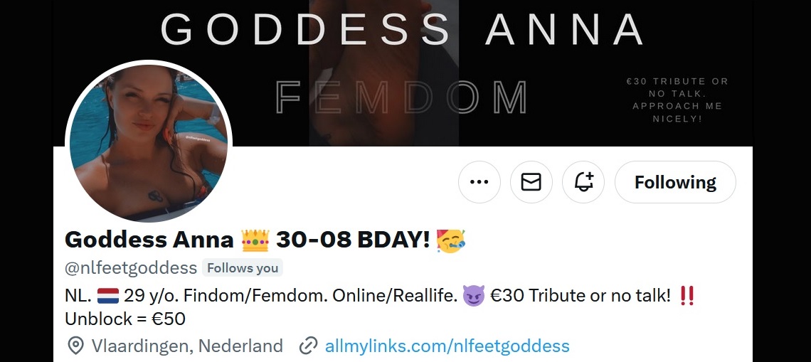 verjaardag Goddess Anna