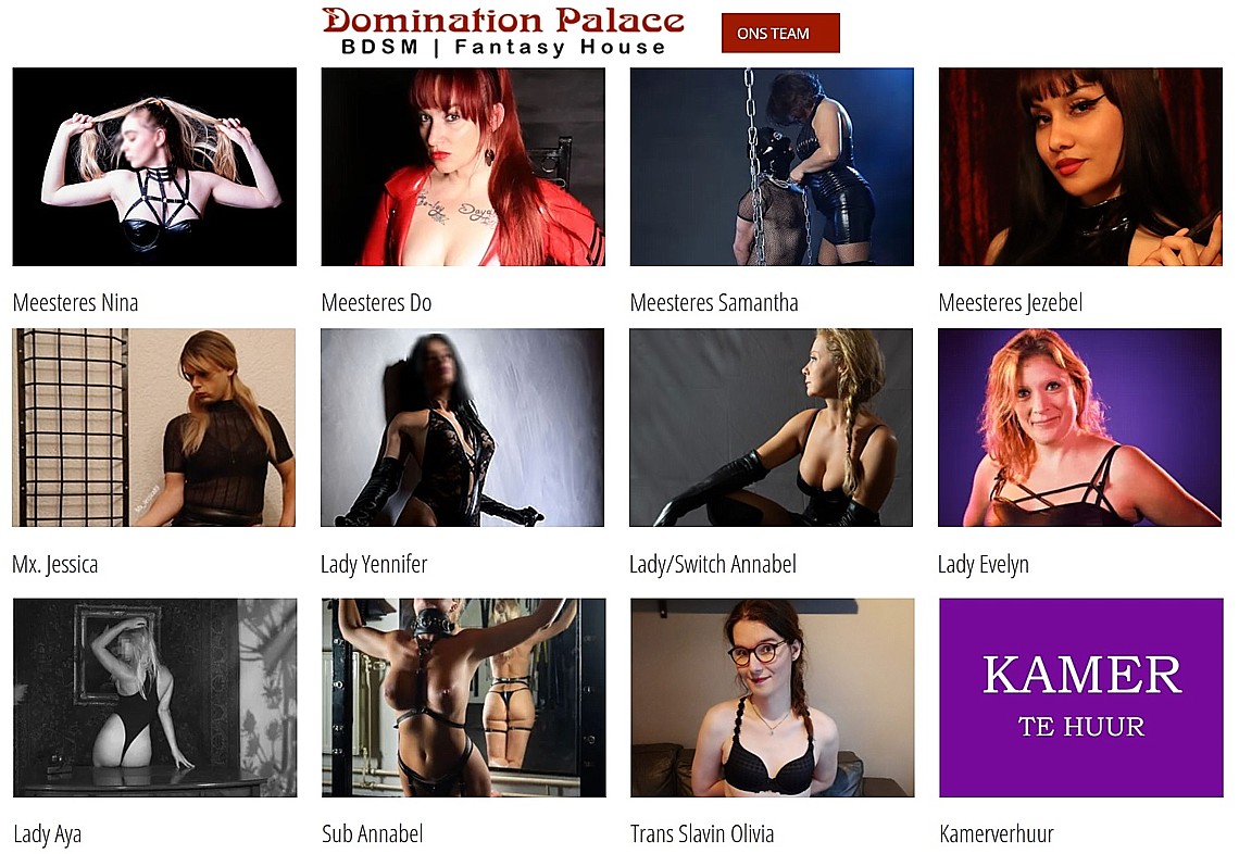 Meesteressenagenda Domination Palace