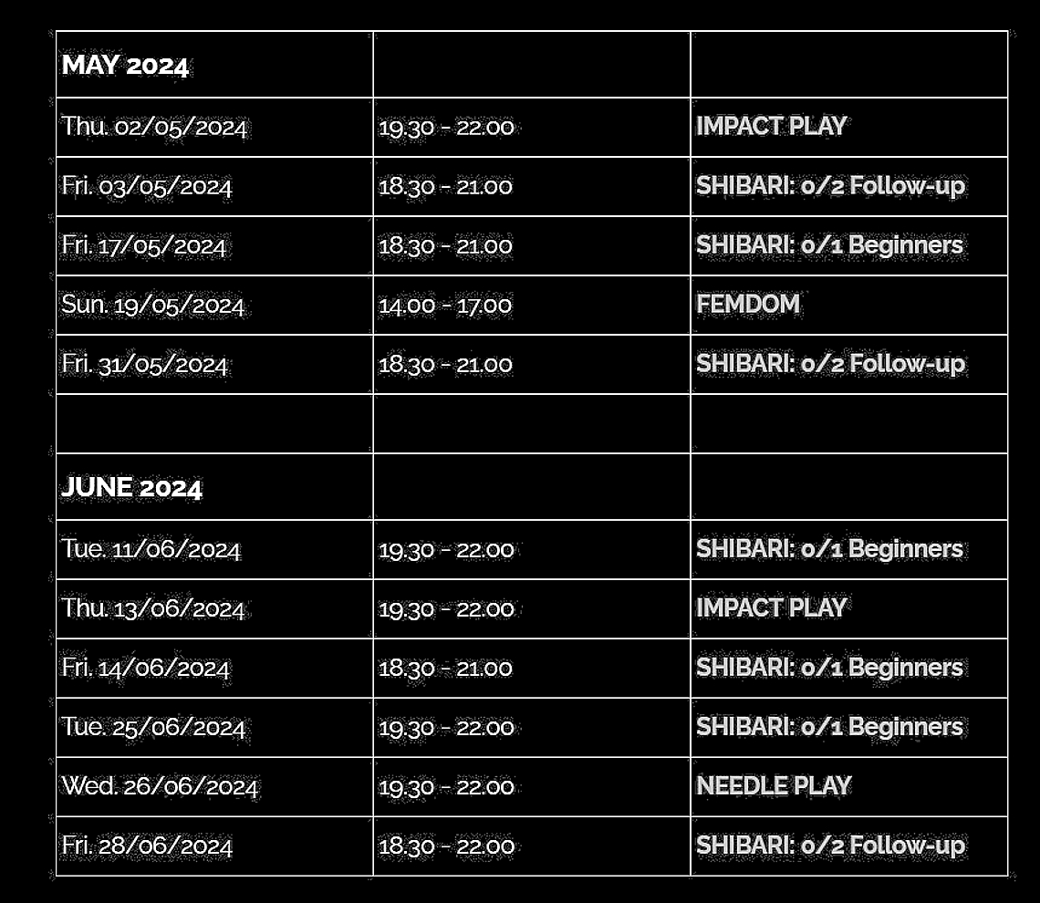 BDSM-workshops Brussel