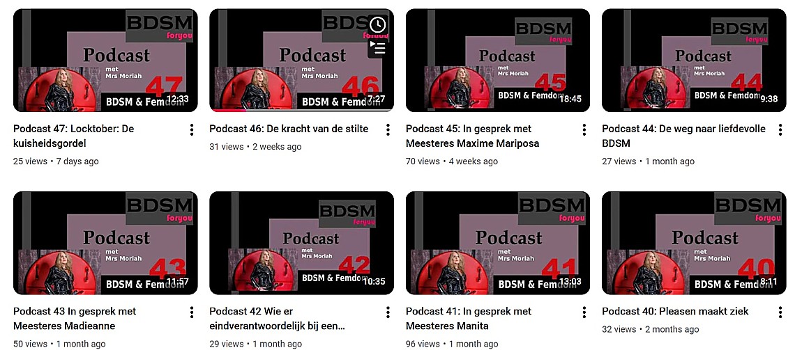 Podcasts Meesteres Moriah